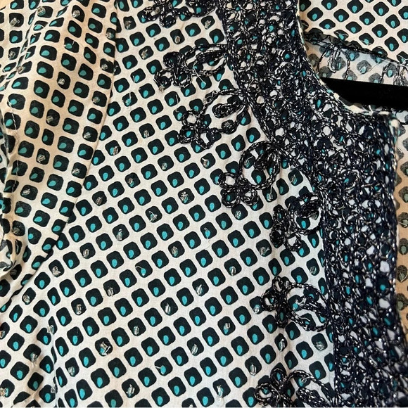 Calypso printed beaded Tunic - Picture 5 of 6